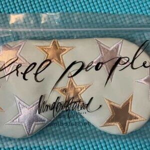 Free People Starry Eyed Mint Leather Sleep Mask